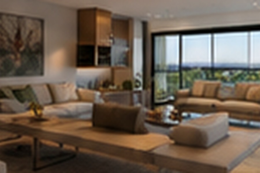 Apartamento com varanda no Noroeste